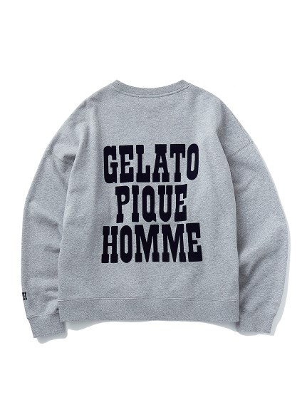 Homme リサイクル裏毛ビッグロゴプルオーバー カットソー Tシャツ ルームウェア パジャマ通販のgelatopique ジェラートピケ 公式サイト