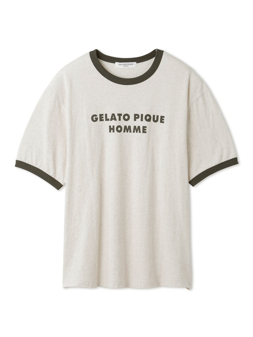 HOMME】 リンガーTシャツ(カットソー・Tシャツ)｜ルームウェア