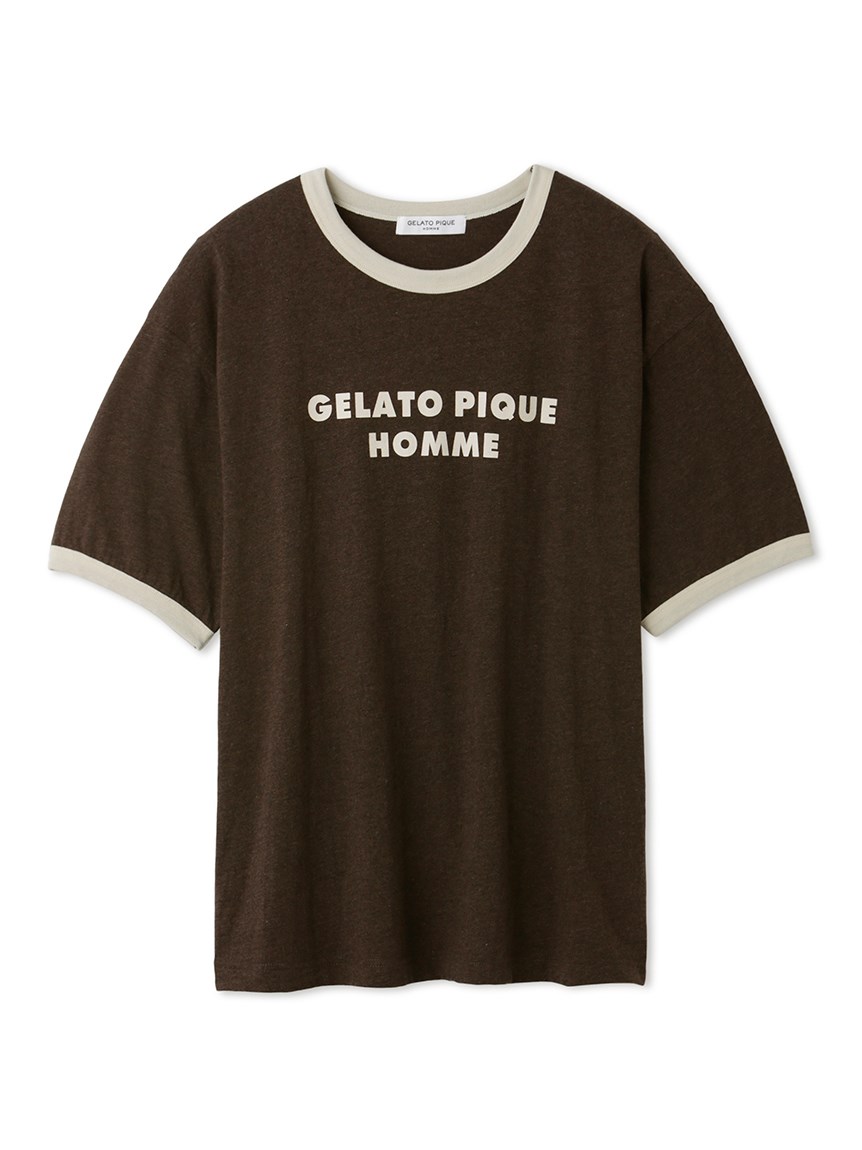 HOMME】 リンガーTシャツ(カットソー・Tシャツ)｜ルームウェア