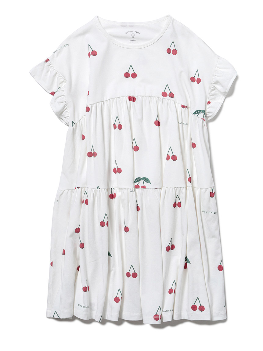 オフィシャルオンラインストア限定 Junior チェリー柄ドレス ワンピース ルームウェア パジャマ通販のgelatopique ジェラートピケ 公式サイト