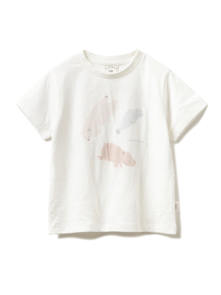 【旭山動物園】ペイントアニマル kids Tシャツ(OWHT-XXS)