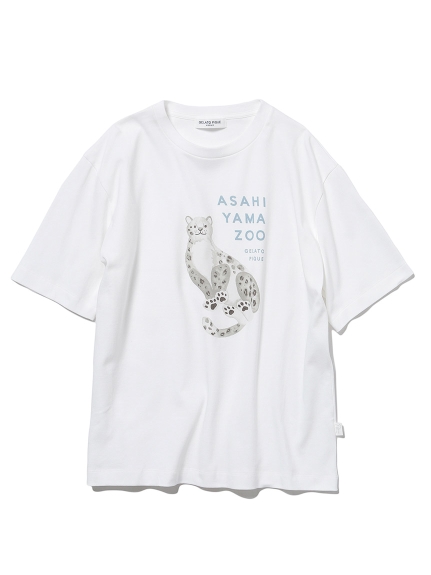 【旭山動物園】 HOMME ユキヒョウTシャツ(OWHT-M)