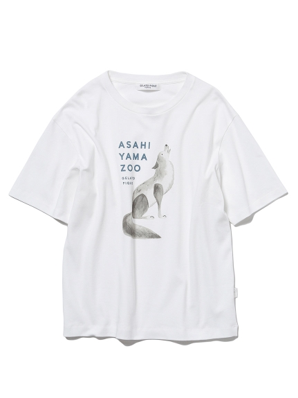 【旭山動物園】 HOMME オオカミTシャツ(OWHT-M)