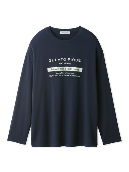 【HOMME】インレイロゴロングTシャツ