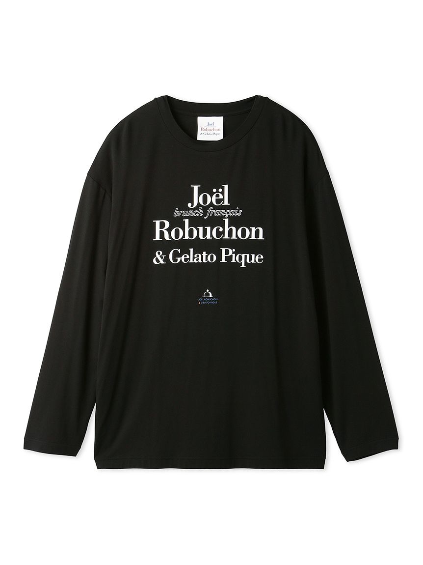 【JOEL ROBUCHON】【HOMME】レーヨンロゴロンT(BLK-M)