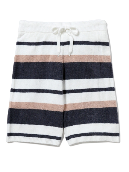 【GELATO PIQUE HOMME】'ミルクスムーズィー'スムーズィー'ボーダーハーフパンツ