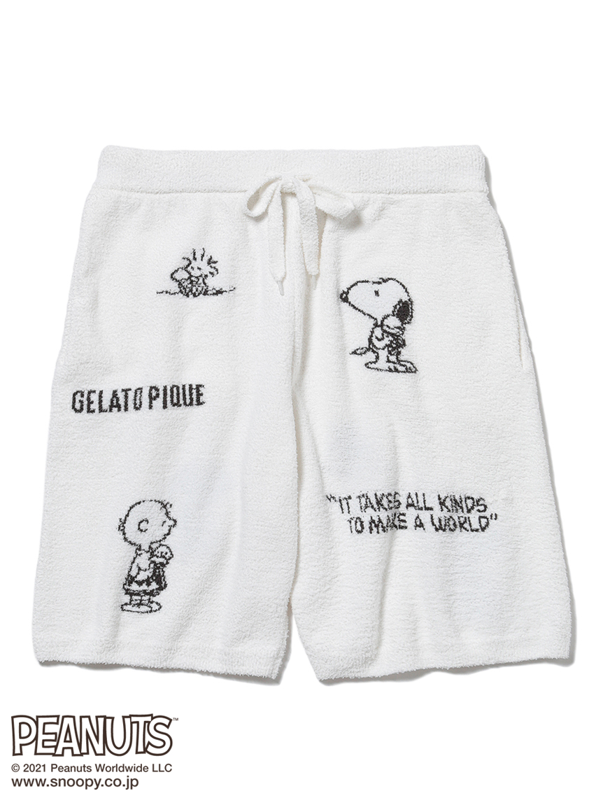 Peanuts Homme モノグラムジャガードハーフパンツ ハーフパンツ ルームウェア パジャマ通販のgelatopique ジェラートピケ 公式サイト