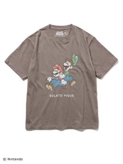 スーパーマリオ ユニセックス キャラクターｔシャツ カットソー Tシャツ ルームウェア パジャマ通販のgelatopique ジェラートピケ 公式サイト