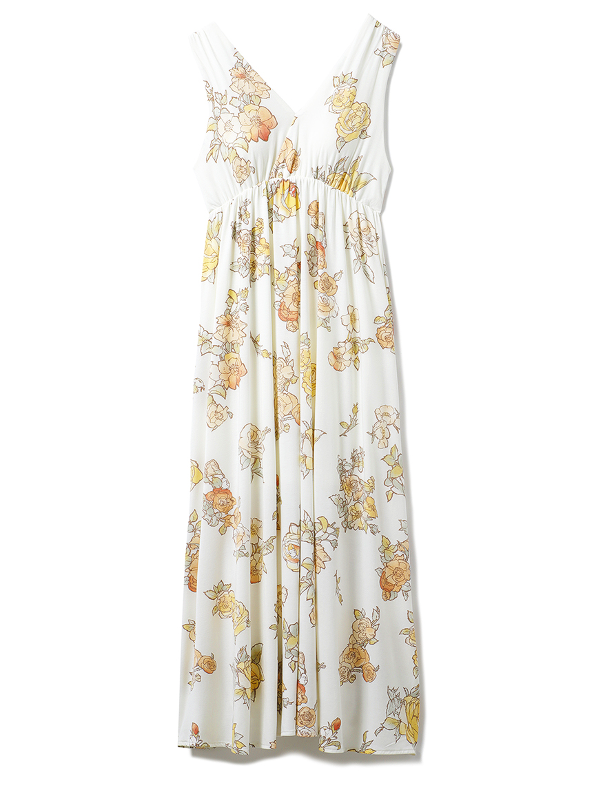 【ミュシャと四つの花】ローズカシュクールドレス