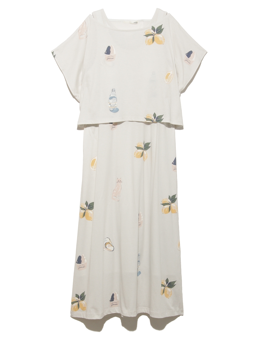 時間指定不可 Gelato Pique ジェラートピケ ルームウェア 通販 シチリアモチーフセットドレス Pwco ジェラピケ レディース 部屋着 パジャマ ワンピース 21夏新作 プレゼントにオススメ クーポン配布中 交換無料 Fundara Org Ar