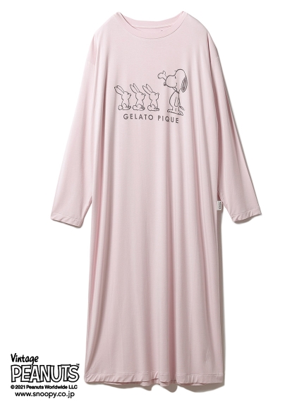 Peanuts プリントドレス ドレス ルームウェア パジャマ通販のgelatopique ジェラートピケ 公式サイト