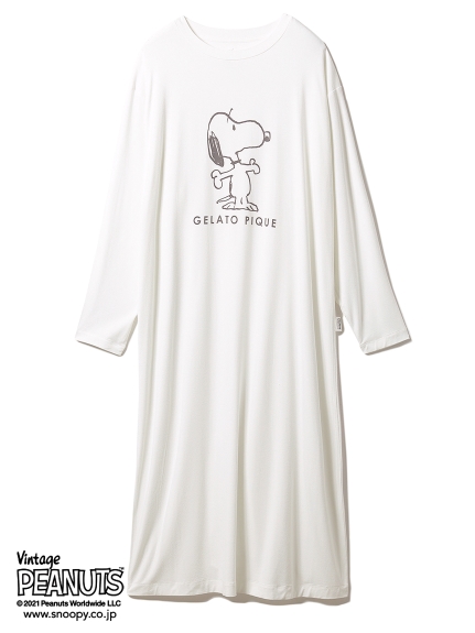 Peanuts プリントドレス ドレス ルームウェア パジャマ通販のgelatopique ジェラートピケ 公式サイト