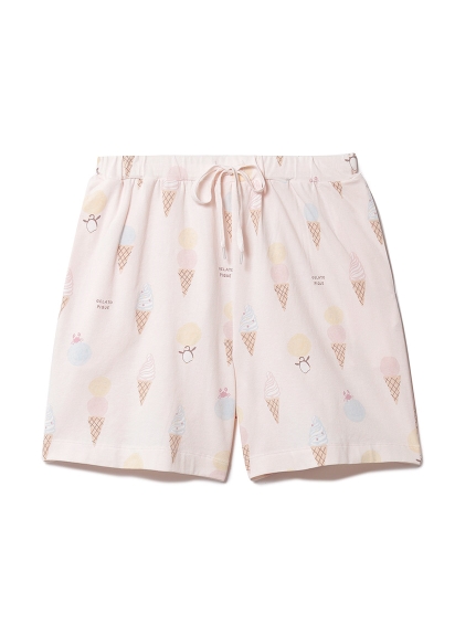 公式限定新作 送料無料 Gelato Piqueルームウェア3タイプ模様スパッツピンク青クリーム 独創的 Uatfnns Com