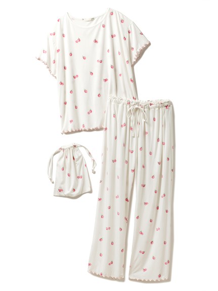 【ONLINE限定】ラズベリーTシャツ＆ロングパンツ＆巾着SET