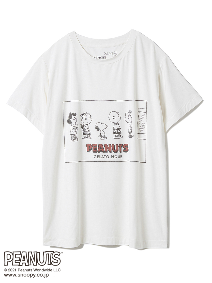 Peanuts ワンポイントtシャツ カットソー Tシャツ ルームウェア パジャマ通販のgelatopique ジェラートピケ 公式サイト Peanuts ワンポイントtシャツ カットソー Tシャツ ルームウェア パジャマ通販のgelatopique ジェラートピケ 公式サイト