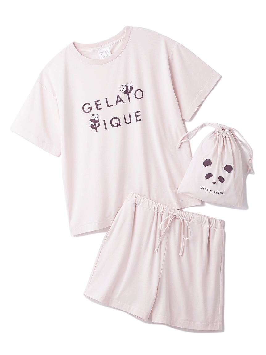 gelato pique - ジェラートピケ ワンポイントロゴTシャツ&ショート