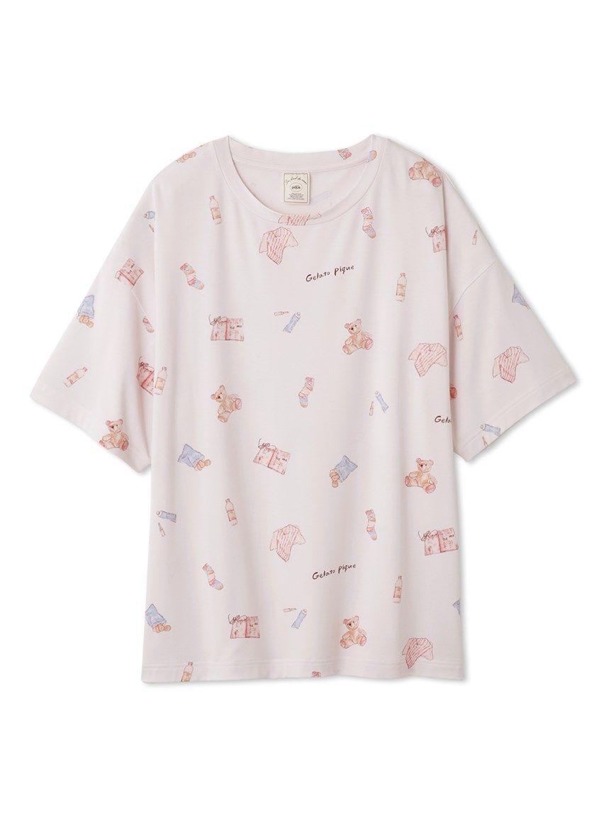 ROOM柄Tシャツ(カットソー・Tシャツ)｜ルームウェア・パジャマ通販の 