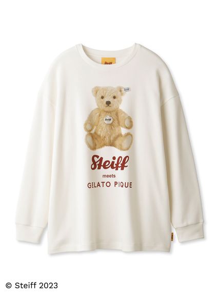 【Steiff】ワンポイントロングTシャツ
