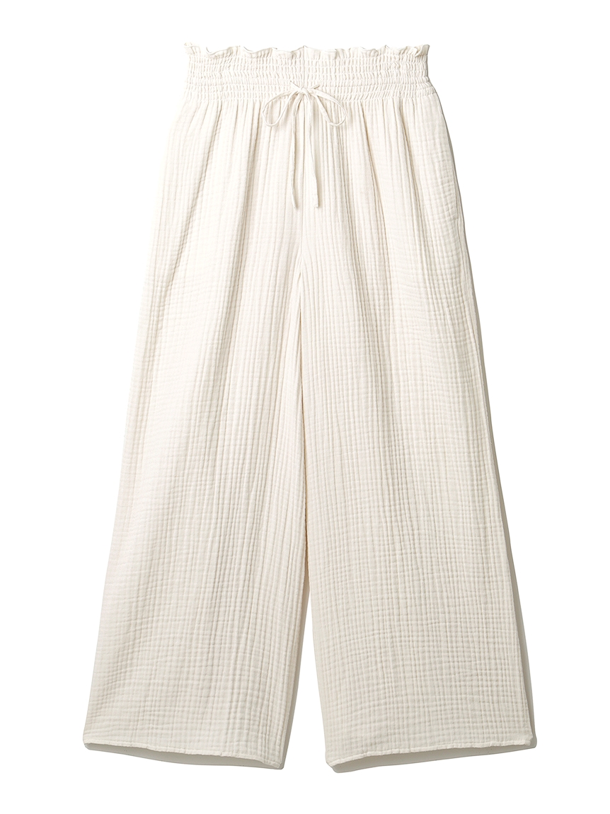 ガーゼロングパンツ ロングパンツ ルームウェア パジャマ通販のgelatopique ジェラートピケ 公式サイト