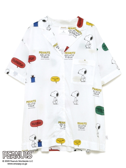Peanuts シャツ シャツ ルームウェア パジャマ通販のgelatopique ジェラートピケ 公式サイト