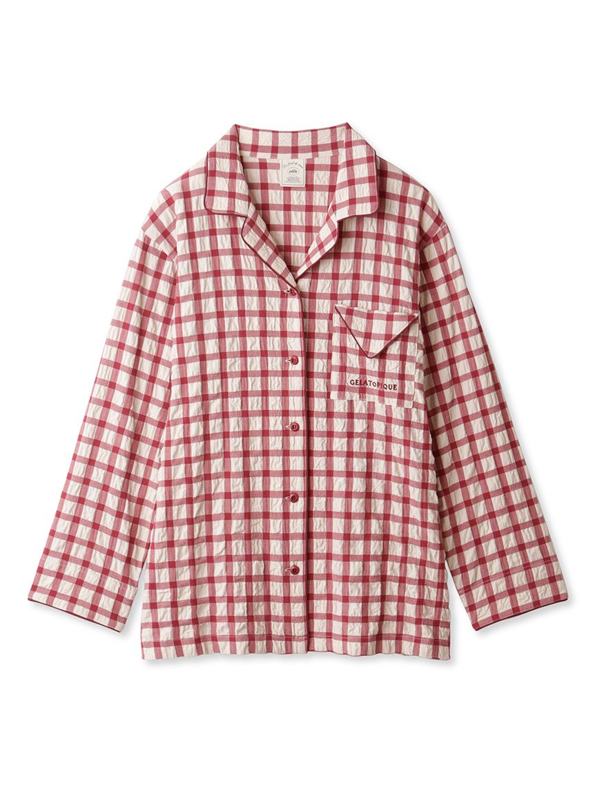 チェックシャツ(シャツ)｜ルームウェア・パジャマ通販のgelatopique