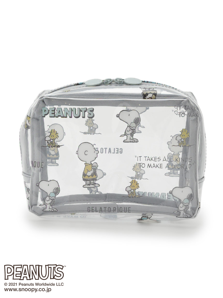 Peanuts モノグラムビニールポーチm ポーチ ルームウェア パジャマ通販のgelatopique ジェラートピケ 公式サイト Peanuts モノグラムビニールポーチm ポーチ ルームウェア パジャマ通販のgelatopique ジェラートピケ 公式サイト