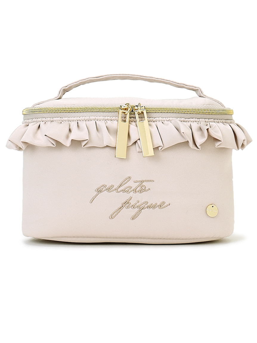 サテンフリルバニティポーチ ポーチ ルームウェア パジャマ通販のgelatopique ジェラートピケ 公式サイト