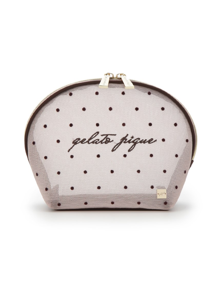 ドットメッシュポーチ ポーチ ルームウェア パジャマ通販のgelatopique ジェラートピケ 公式サイト