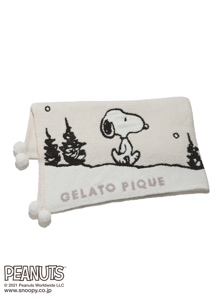 ジェラートピケ SNOOPY ブランケット - 寝具