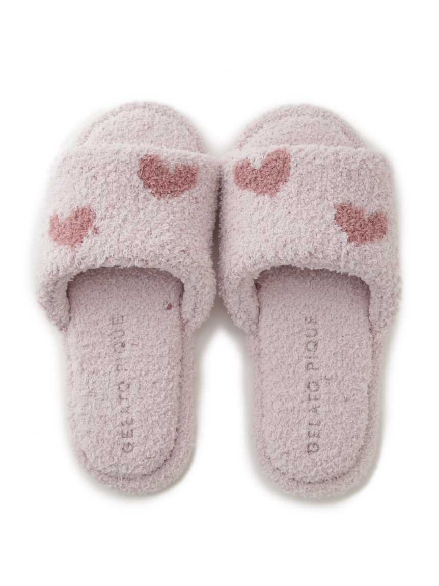 ハートネップルームシューズ スリッパ ルームウェア パジャマ通販のgelatopique ジェラートピケ 公式サイト