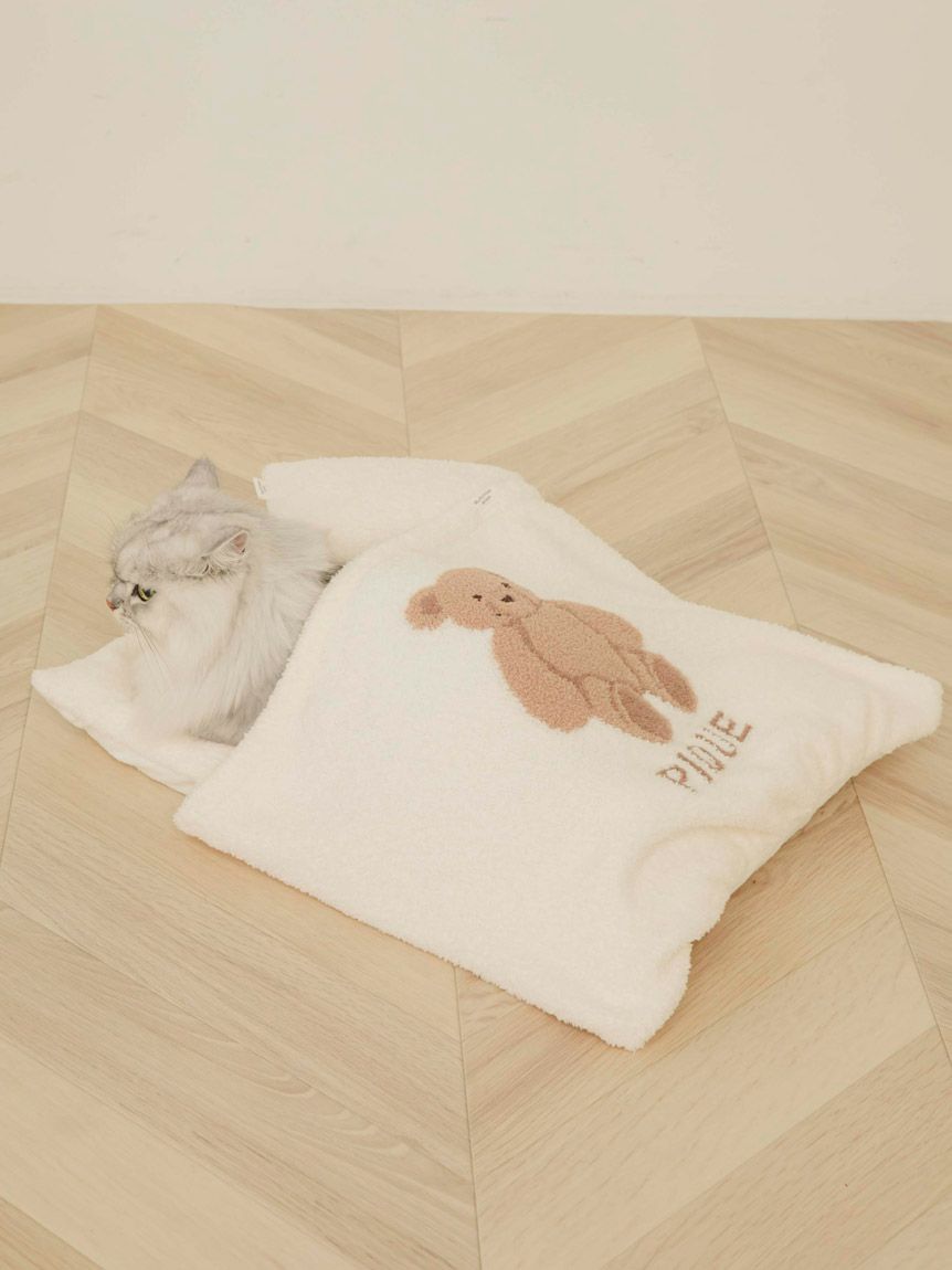 CAT&DOG】【販路限定商品】ベビモコベアジャガードおふとんセット