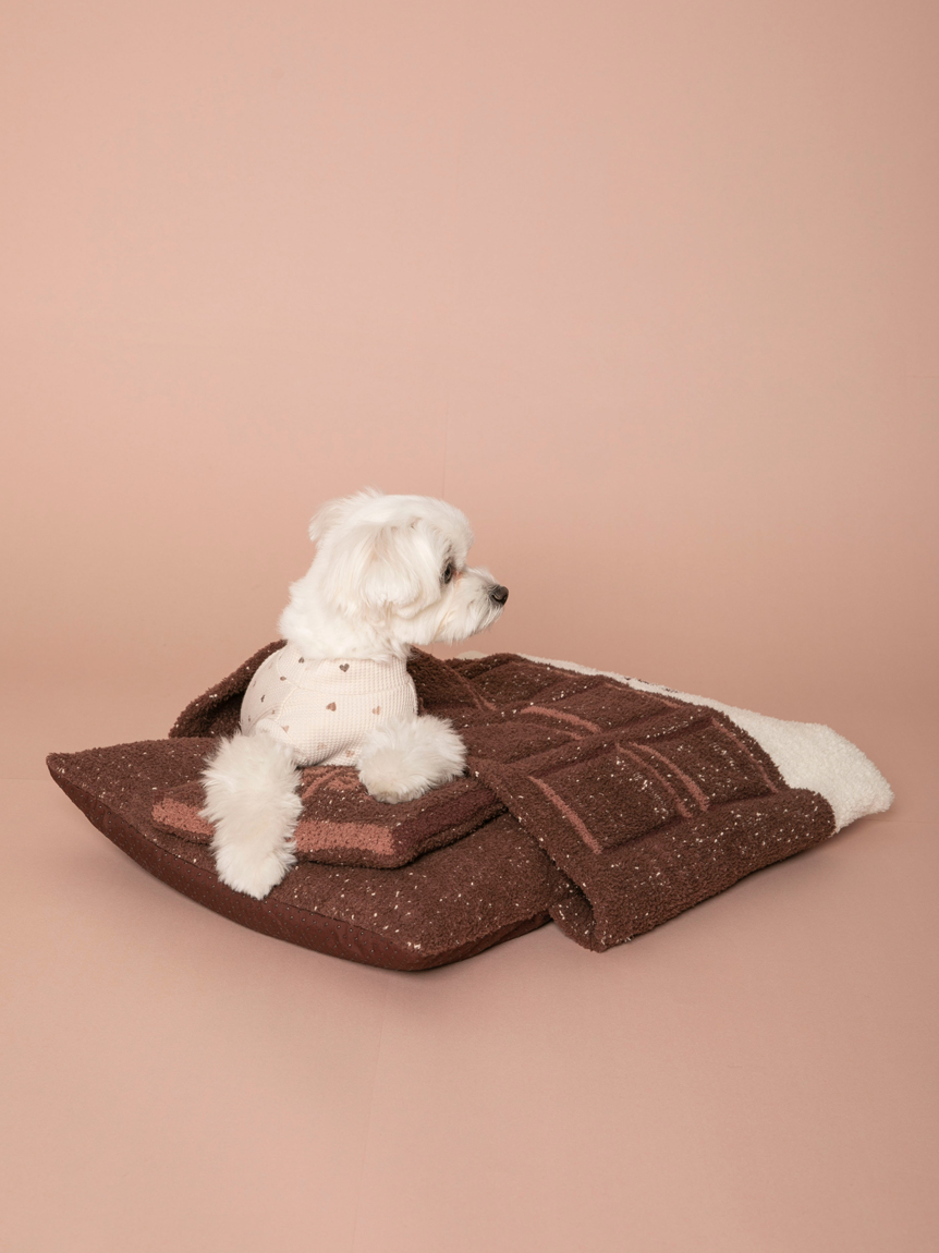 【CAT&DOG】【販路限定商品】ベビモコチョコレートおふとんセット | PAGG241575