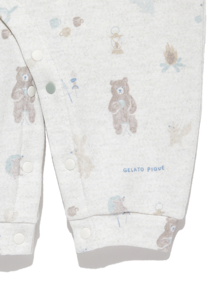 Baby アニマルキャンプモチーフ新生児2wayオール ロンパース ルームウェア パジャマ通販のgelatopique ジェラートピケ 公式サイト