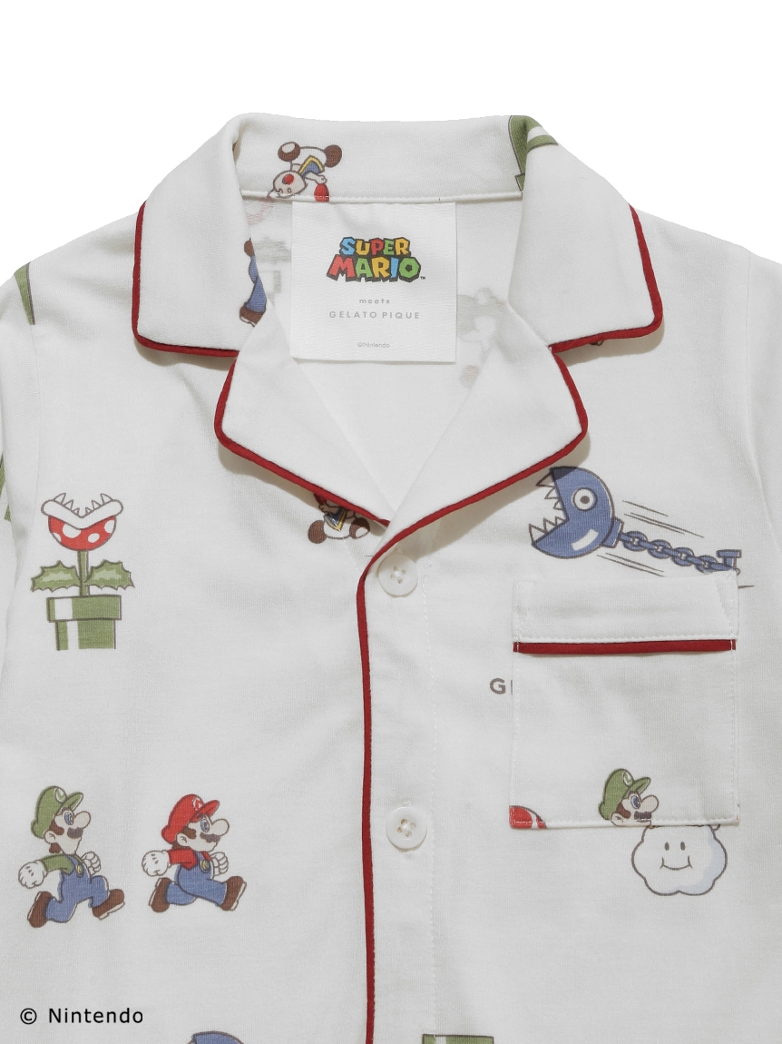 ジェラピケ スーパーマリオ ベビー マリオ ロンパース 80サイズ