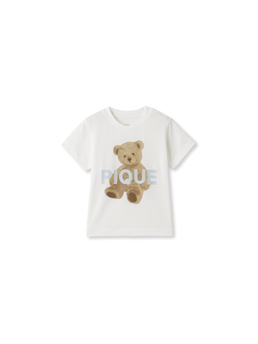 【BABY】 PIQUEベアワンポイントTシャツ | PBCT234452