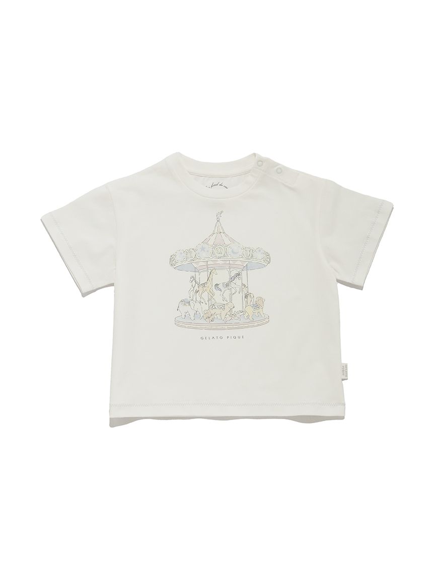 【BABY】メリーゴーランドワンポイントTシャツ | PBCT241459