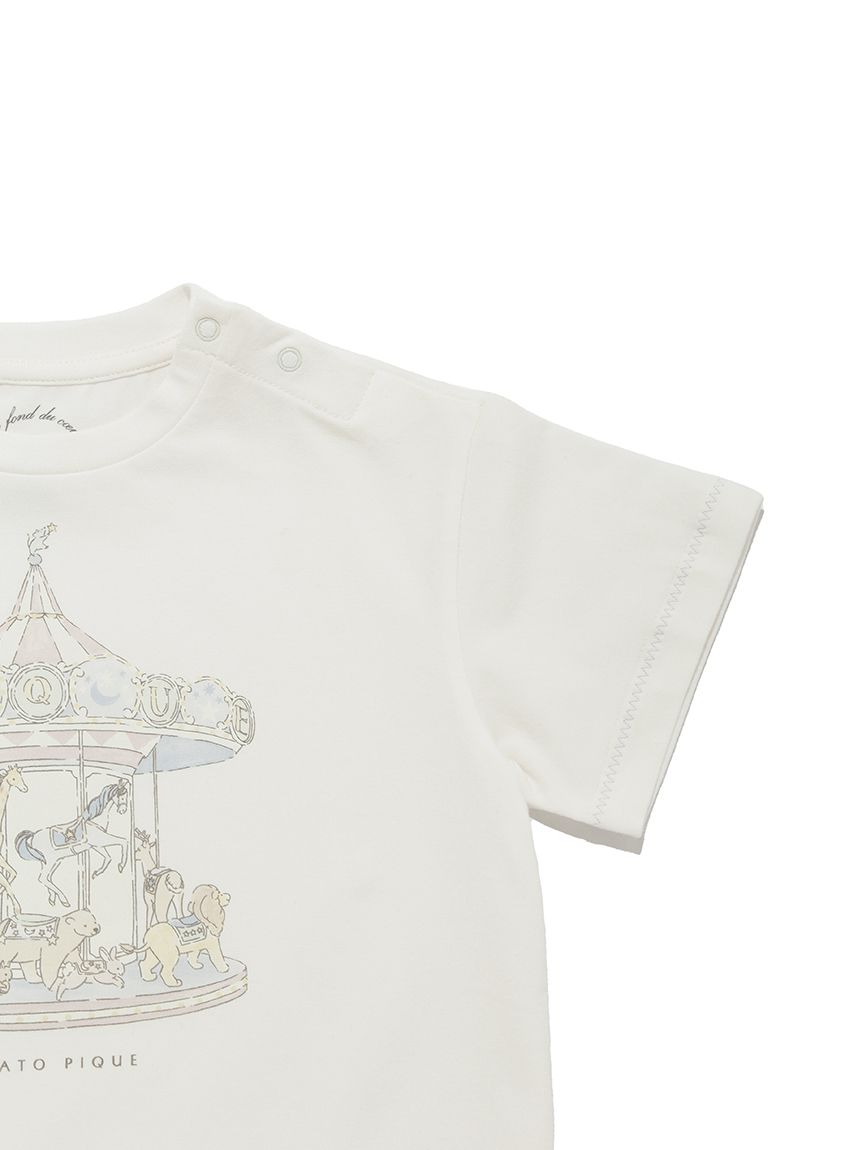 【BABY】メリーゴーランドワンポイントTシャツ | PBCT241459