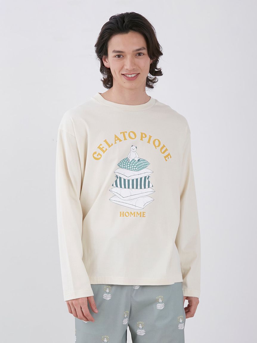 HOMME】 スリープベアモチーフTシャツ(カットソー・Tシャツ)｜ルーム ...