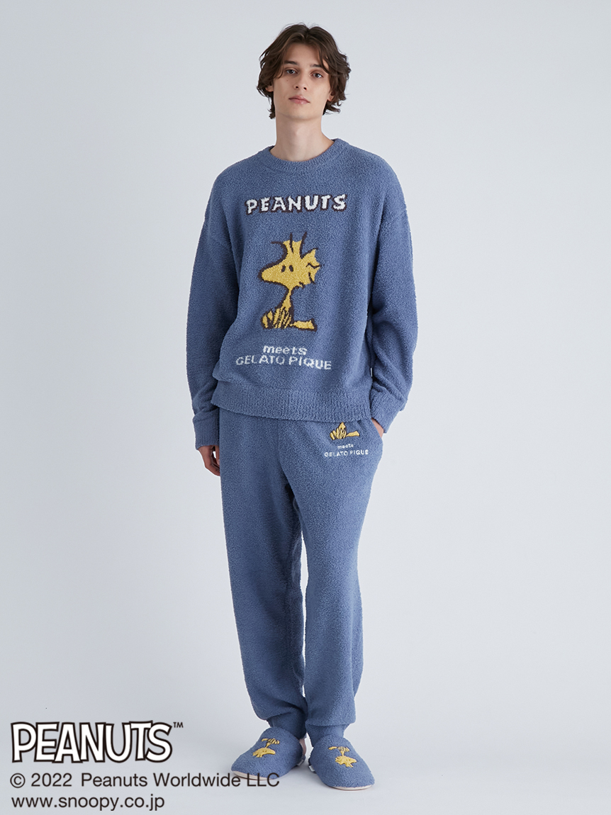 HOMME】【PEANUTS】べビモコジャガードロングパンツ(ロングパンツ