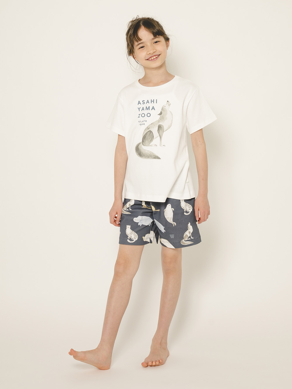 【旭山動物園】【junior】Tシャツ&ハーフパンツSET | PJCT212432