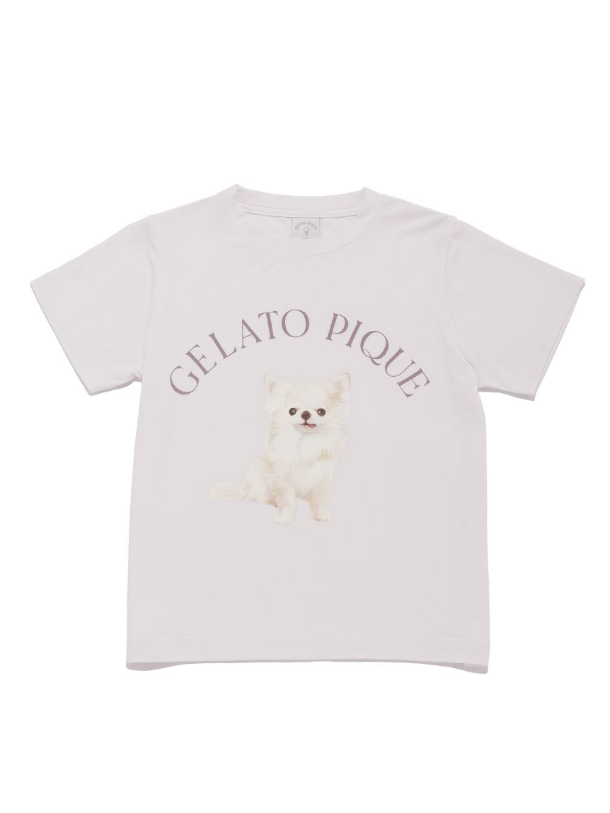 JUNIOR】 DOG柄Tシャツ&ショートパンツセット(ボトムス)｜ルームウェア