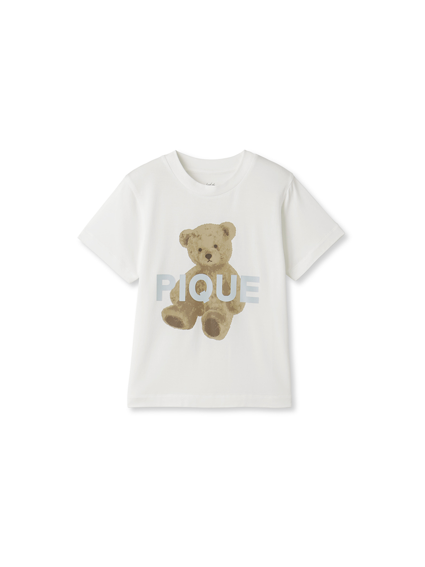 KIDS】 PIQUEベアワンポイントTシャツ(カットソー＆Tシャツ)｜ルーム