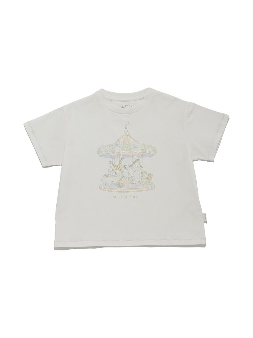 【KIDS】メリーゴーランドワンポイントTシャツ | PKCT241458