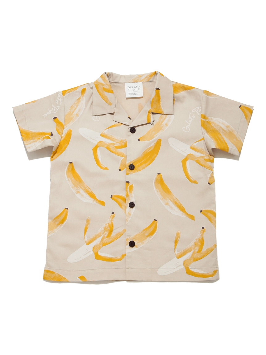 【ONLINE限定】【KIDS】バナナモチーフシャツ&ショートパンツSET | PKFT222483