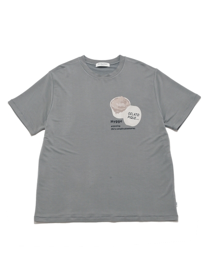 Gelato Pique Homme リサイクルレーヨンロゴｔシャツ カットソー Tシャツ ルームウェア パジャマ通販のgelatopique ジェラートピケ 公式サイト