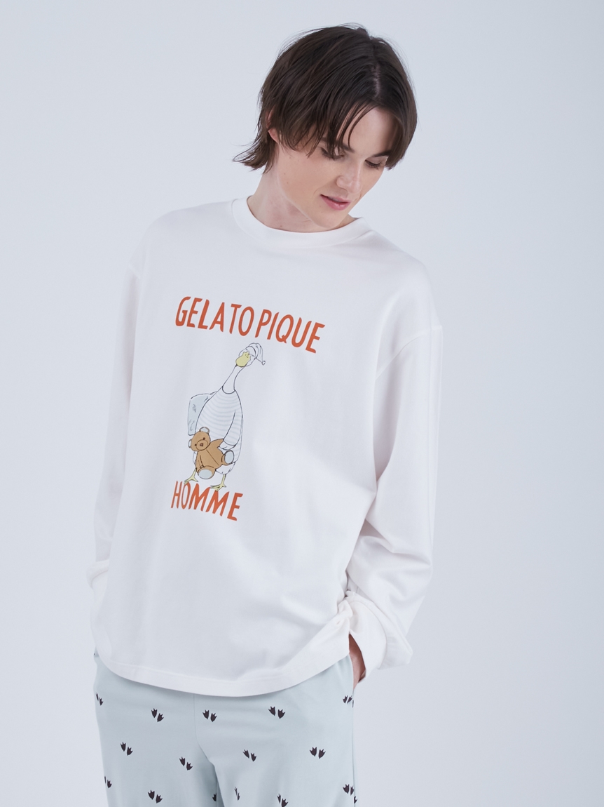 HOMME】 ベイビーズブレスアヒルロンＴ(カットソー・Tシャツ)｜ルーム 