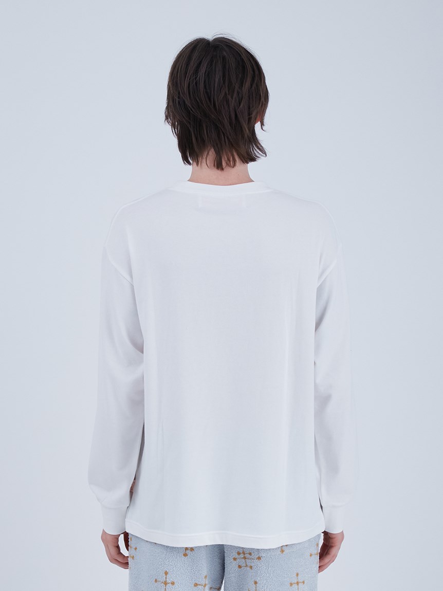 EAMES】【HOMME】 BEARワンポイントロンT(カットソー・Tシャツ