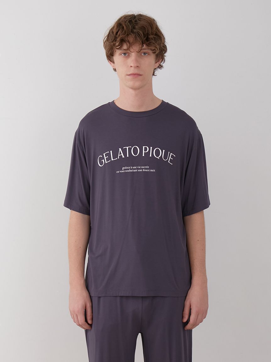 【HOMME】レーヨンロゴTシャツ | PMCT241281