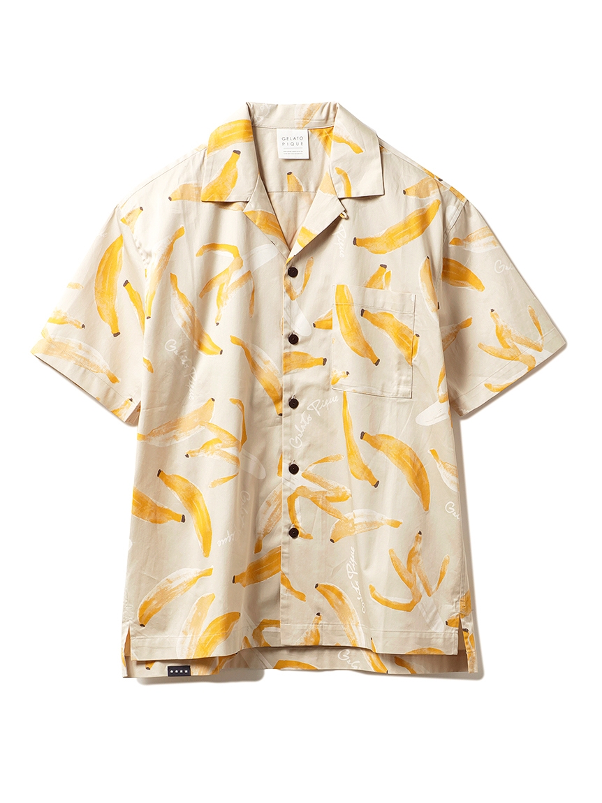 【ONLINE限定】【HOMME】バナナモチーフシャツ&ハーフパンツSET | PMFT222999