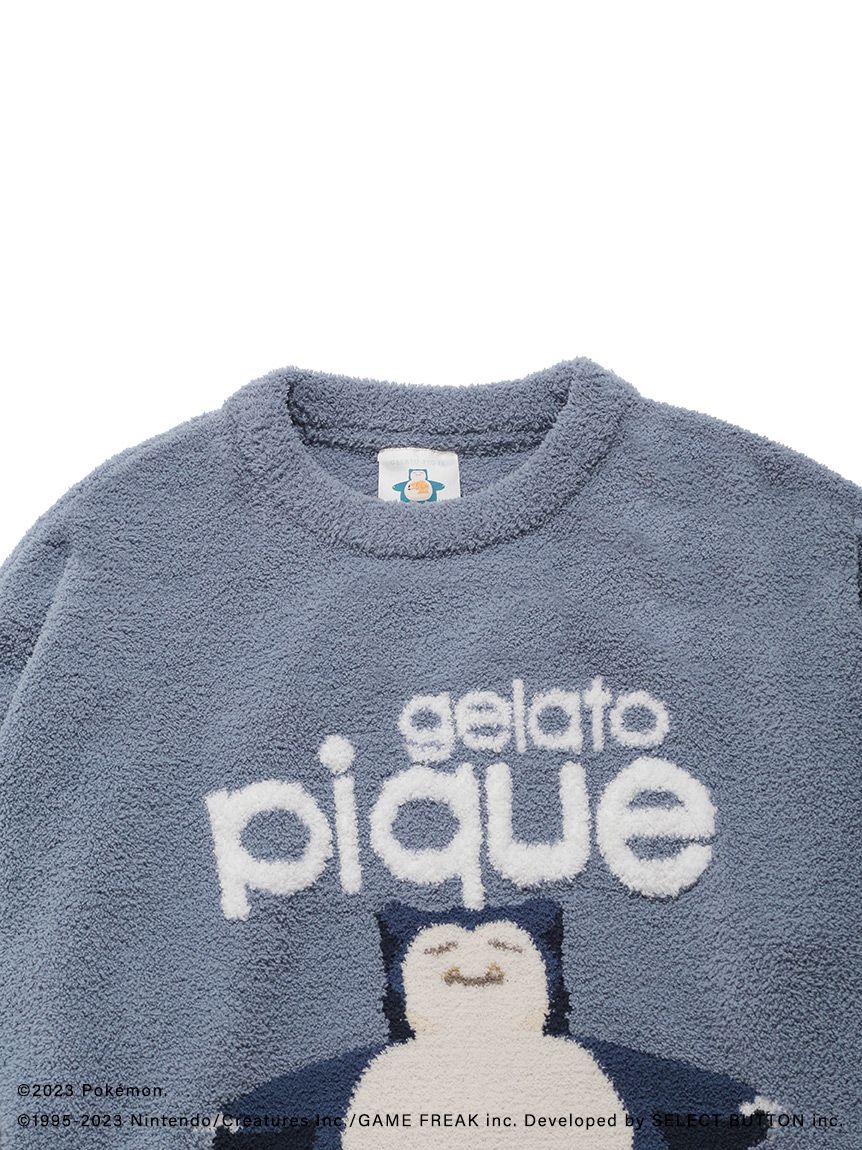 gelato pique hommeベビモコジャガードプルオーバー＆ロングパンツ